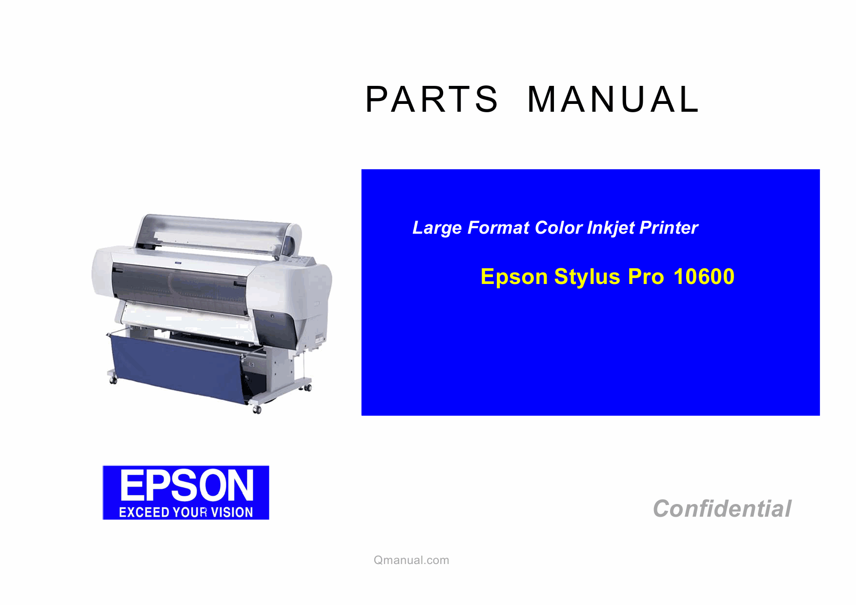 EPSON StylusPro 10600 Parts Manual-1 EPSON StylusPro 10600 Parts Manual-1